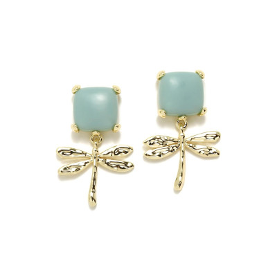 Pendientes Libélula Grey Green