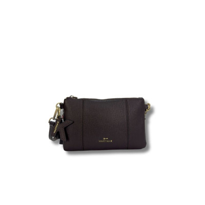 BOLSO PLANO ECOPIEL MARRÓN