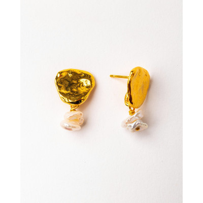 PENDIENTES CON PERLA