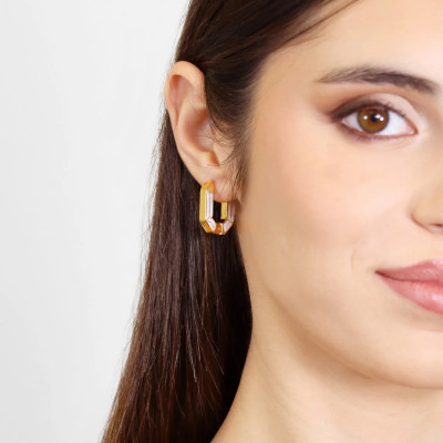 PENDIENTES GLEAM KAORI BLANCO