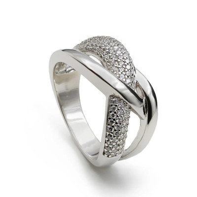 ANILLO ANCHO CRUZADO CON...