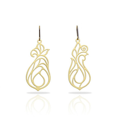 PENDIENTES ONDINE ORO